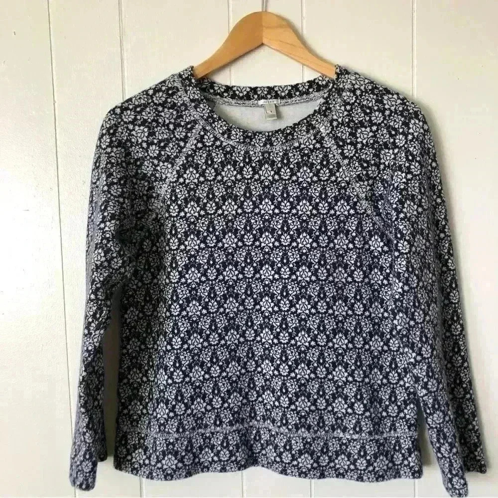 J.Crew Printed Cotton Top Size S